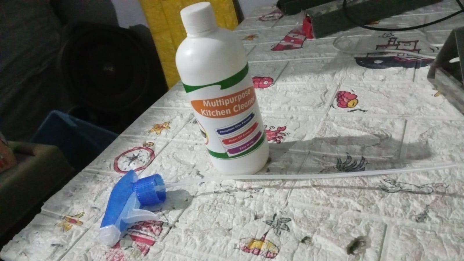 0310 Kitchen Cleaner Spray Oil & Grease Stain Remover Stove & Chimney Cleaner Spray Non-Flammable Nontoxic Magic Degreaser Spray for Kitchen Gas Stove Cleaning Spray (Approx 500ML) 0310 Kitchen Cleaner Spray Oil & Grease Stain Remover Stove & Chimney Cleaner Spray Non-Flammable Nontoxic Magic Degreaser Spray for Kitchen Gas Stove Cleaning Spray (Approx 500ML)